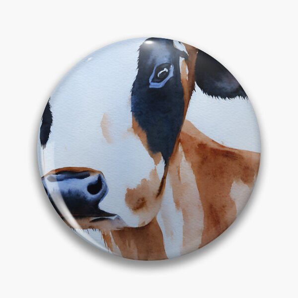 Artikelvorschau, Calf highly detailed watercolor painting entworfen und verkauft von DrawItOnce.