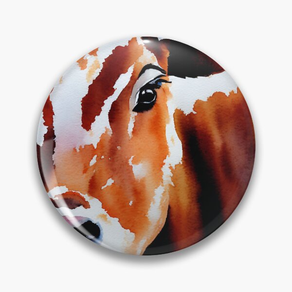 Artikelvorschau, Calf highly detailed watercolor painting entworfen und verkauft von DrawItOnce.