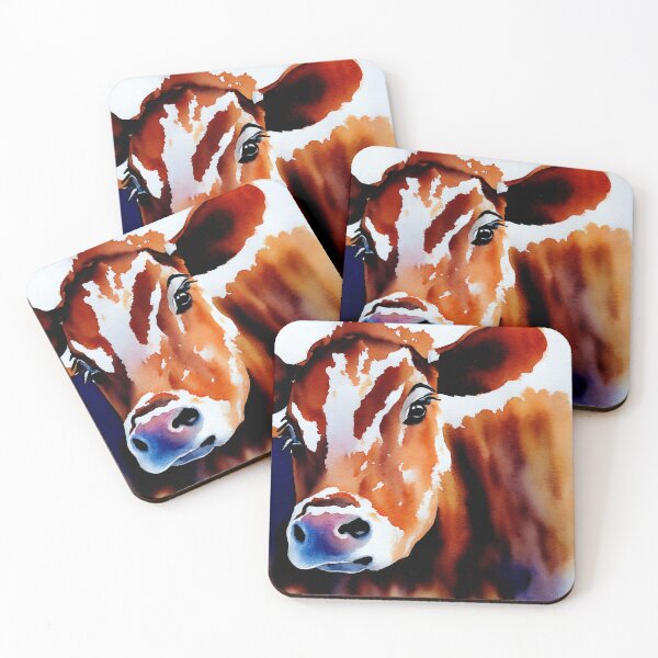 Artikelvorschau, Calf highly detailed watercolor painting entworfen und verkauft von DrawItOnce.