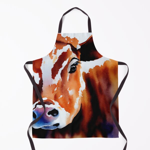 Artikelvorschau, Calf highly detailed watercolor painting entworfen und verkauft von DrawItOnce.
