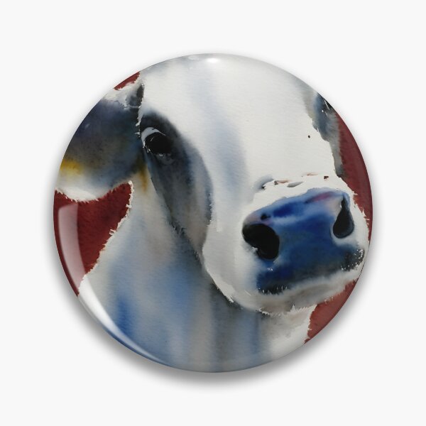 Artikelvorschau, Calf highly detailed watercolor painting entworfen und verkauft von DrawItOnce.