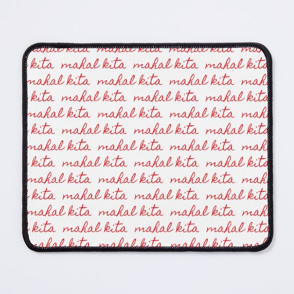 Item preview, Mahal Kita | I love you in Filipino | Typography Pattern | Red and White designed and sold by rsty11.