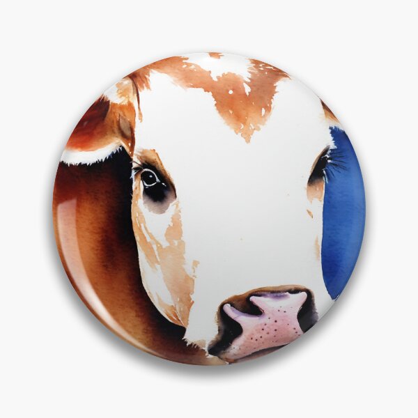 Artikelvorschau, Calf highly detailed watercolor painting entworfen und verkauft von DrawItOnce.