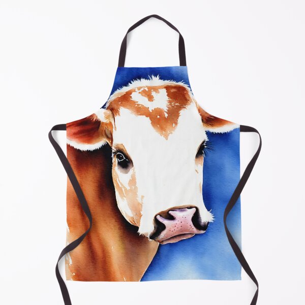 Artikelvorschau, Calf highly detailed watercolor painting entworfen und verkauft von DrawItOnce.