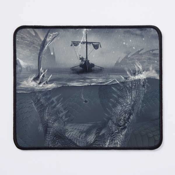 Item preview, Thor fishing for Jormungandr designed and sold by ikaruna.