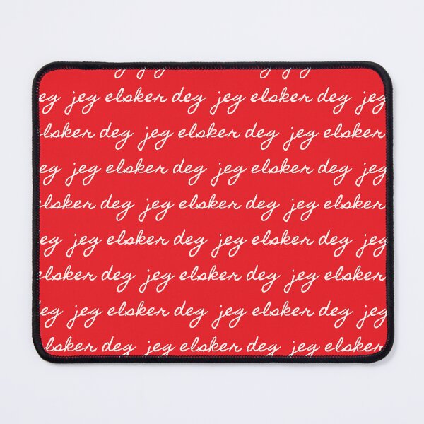 Item preview, Jeg Elsker Deg | I love you in Bokmål | Typography Pattern designed and sold by rsty11.