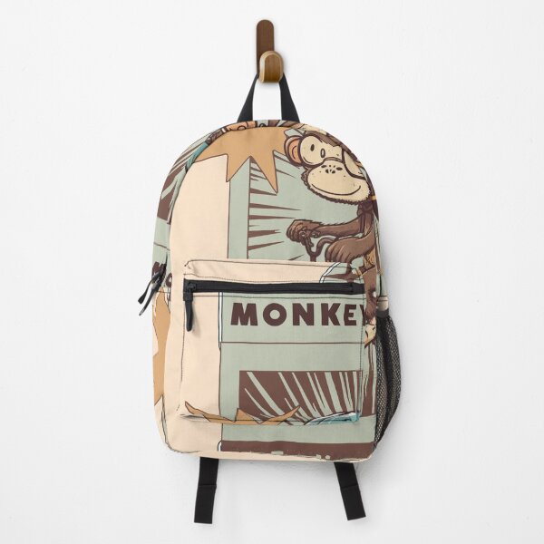 Item preview, My Ancestor Monkey Monkey Riding Bike Retro Design For Monkey And Riding Lovers designed and sold by CandyDroidMerch.