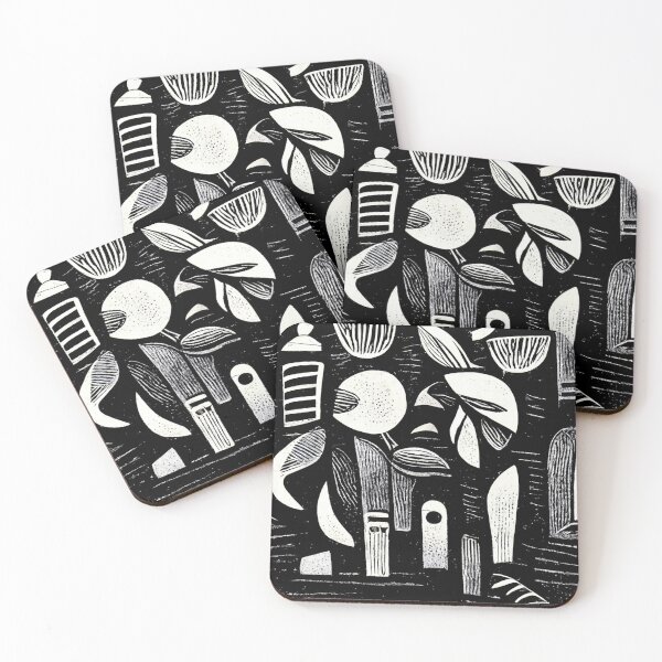 Item preview, Black And White Abstract Plantation Art designed and sold by thisisallahoax.