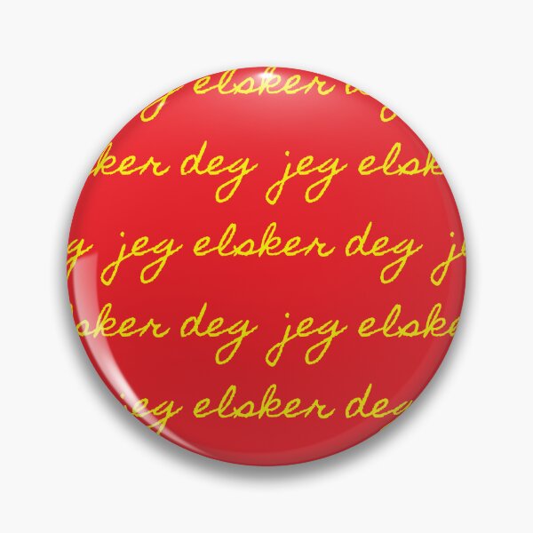 Item preview, Jeg Elsker Deg | I love you in Bokmål | Typography Pattern | Yellow and Red designed and sold by rsty11.