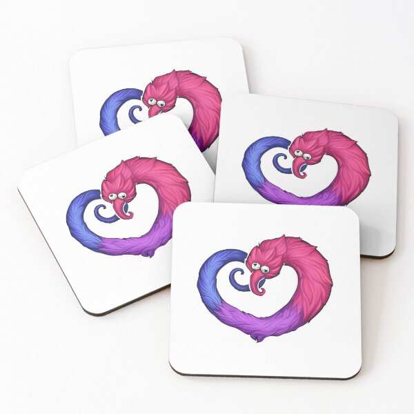 Item preview, lgbt+ heartworm bi designed and sold by Datzushop.