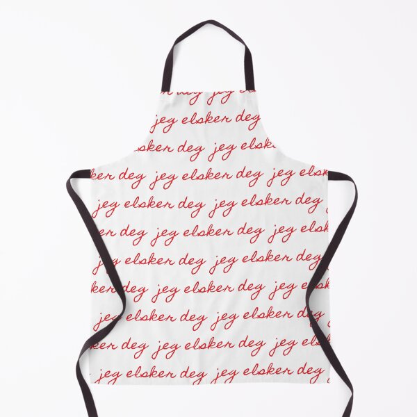 Item preview, Jeg Elsker Deg | I love you in Bokmål | Typography Pattern | Red and White designed and sold by rsty11.