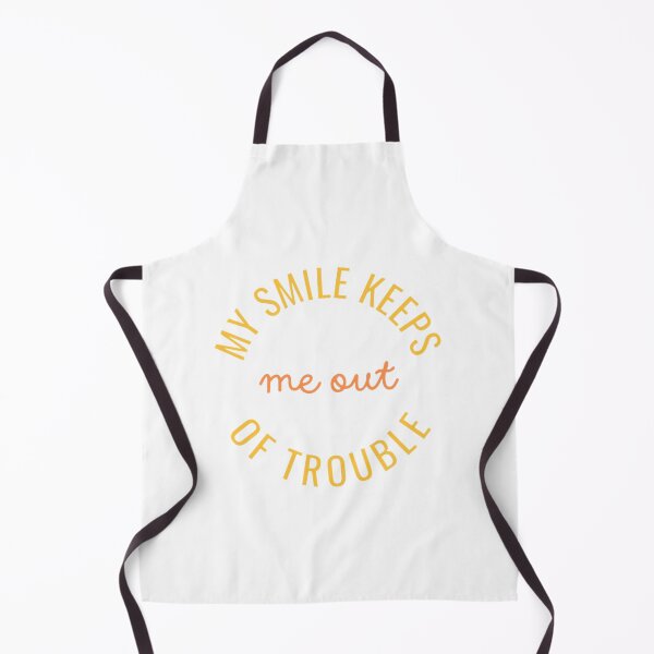 Item preview, My Smile Keeps Me Out Of Trouble designed and sold by kriitiika.