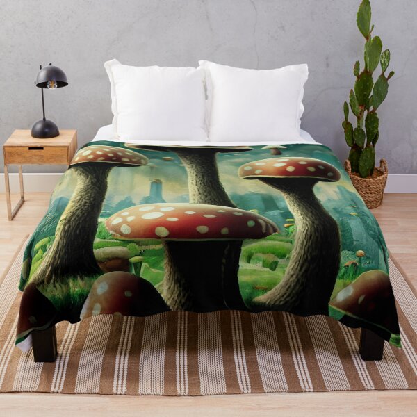 Item preview, Mushroom Kingdom with Four Giant Mushrooms designed and sold by BySpinny.