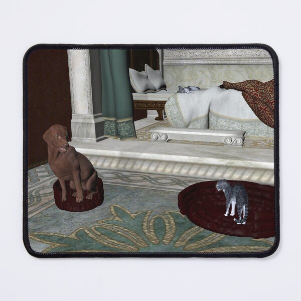 Item preview, Bad Cat Occupied Dog's Bed designed and sold by Mythos57.