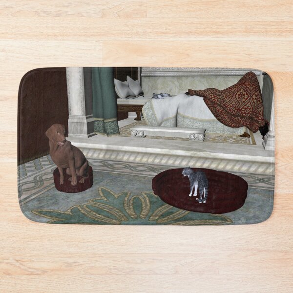 Item preview, Bad Cat Occupied Dog's Bed designed and sold by Mythos57.