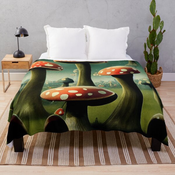 Item preview, Mushroom Kingdom with Four Giant Mushrooms designed and sold by BySpinny.