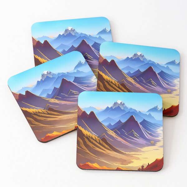 Item preview, Mountains, watercolor, Ai Generated Art  designed and sold by ACC .