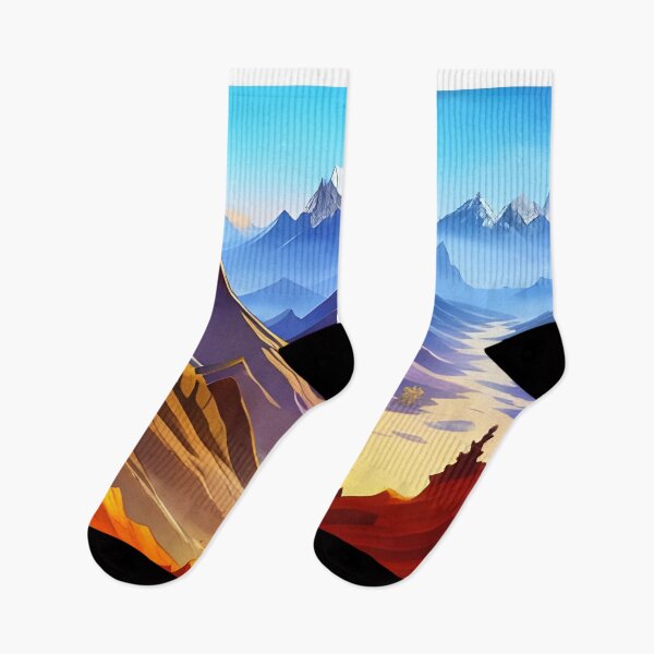 Item preview, Mountains, watercolor, Ai Generated Art  designed and sold by ACC .