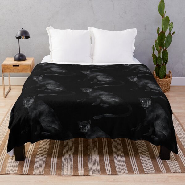 Item preview, Black Jaguar Wild Cat Watercolour designed and sold by ORIGENcreate.