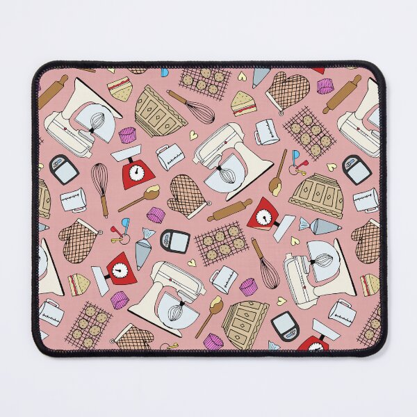 Item preview, I Love Baking // Pastel Red designed and sold by The Wellington Boot.