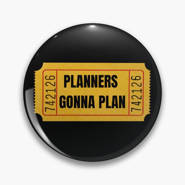 Item preview, Planners Gonna Plan Sticker designed and sold by Ssimo30.