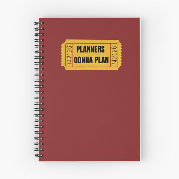 Item preview, Planners Gonna Plan Sticker designed and sold by Ssimo30.