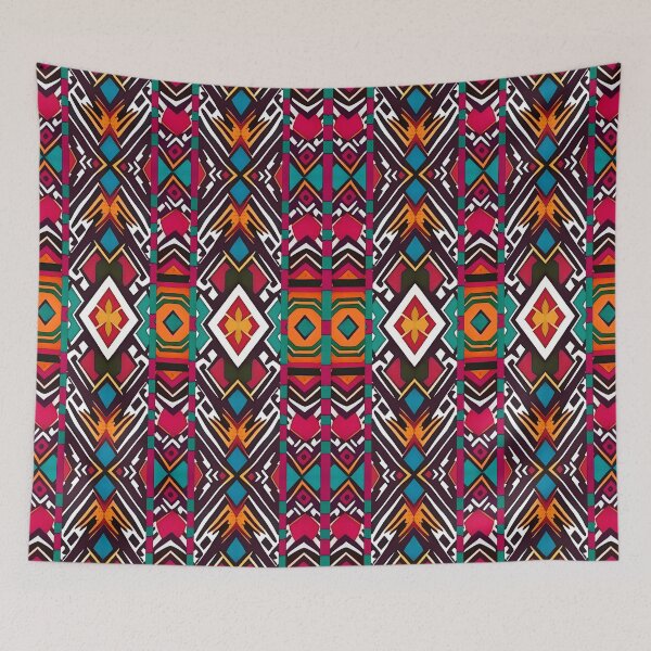 Item preview, Traditional Igorot-inspired tribal pattern. Ethnic Multi color. designed and sold by IlustradoArts.