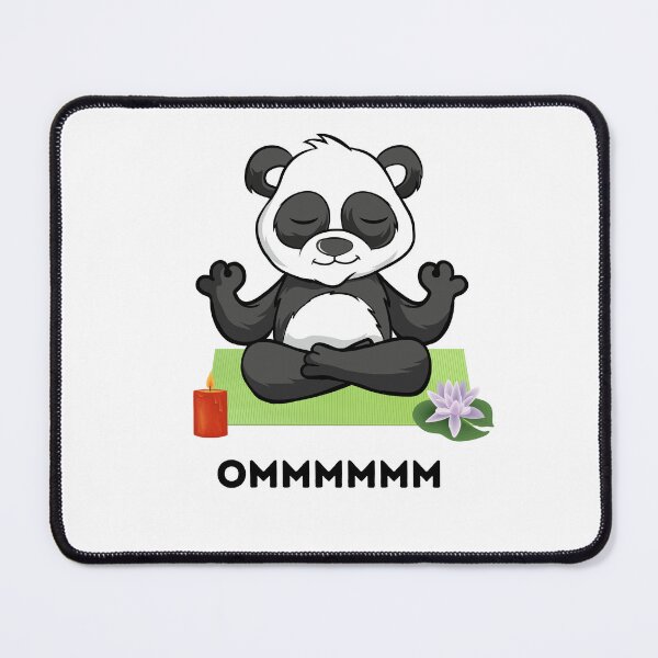 Item preview, Cartoon Panda Yogi Yoga Instructor designed and sold by WUOdesigns.