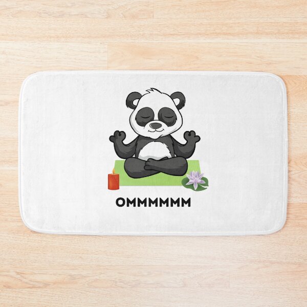 Item preview, Cartoon Panda Yogi Yoga Instructor designed and sold by WUOdesigns.