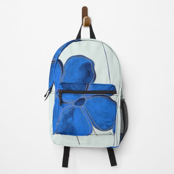 Item preview, Blue Flowers With Gold Contour designed and sold by IrinaIkar.