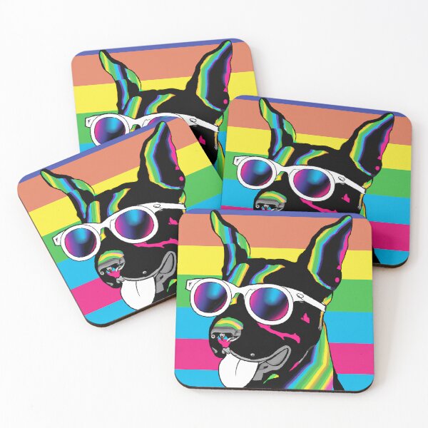 Item preview, psychedelic dog designed and sold by Flashboy.