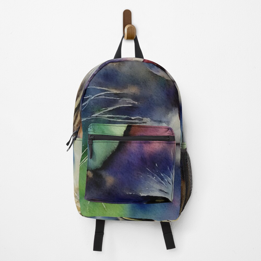 Vista previa del artículo con la obra «Mochila», diseñado y vendido por DrawItOnce.