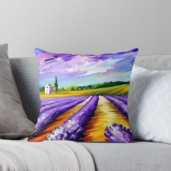 Item preview, Lavender Field and Skies designed and sold by Milky-Way-Local.