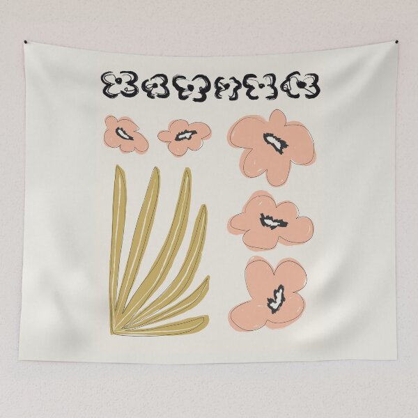 Item preview, Botanical Modern Boho Art - Matisse Inspired Florals designed and sold by BohomadicStudio.