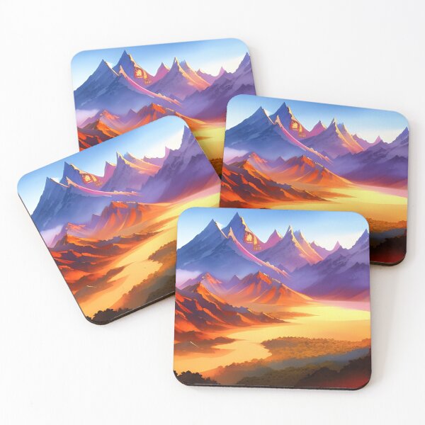 Item preview, Mountains, watercolor 2, Ai Generated Art  designed and sold by ACC .