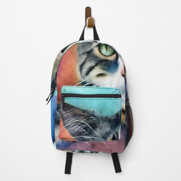 Artikelvorschau, Cat highly detailed watercolor painting entworfen und verkauft von DrawItOnce.