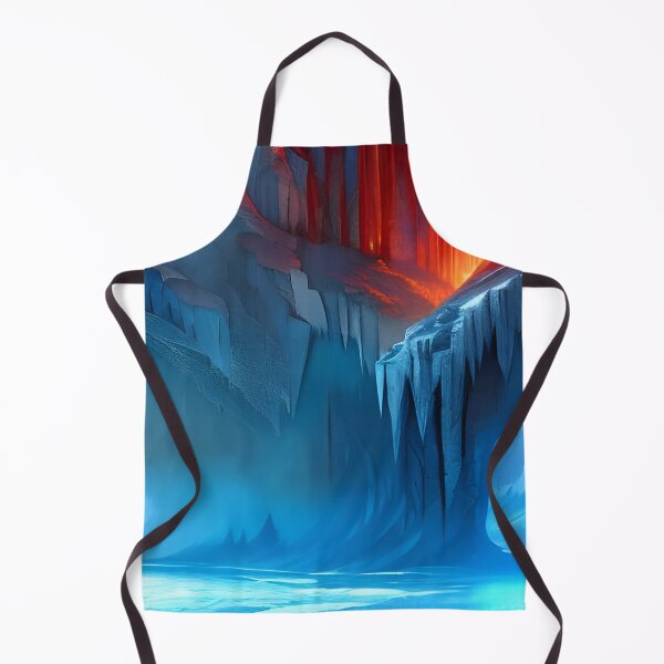Item preview, Ice Canyon, watercolor, Ai Generated Art  designed and sold by ACC .