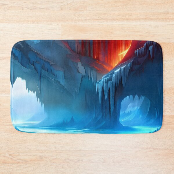 Item preview, Ice Canyon, watercolor, Ai Generated Art  designed and sold by ACC .