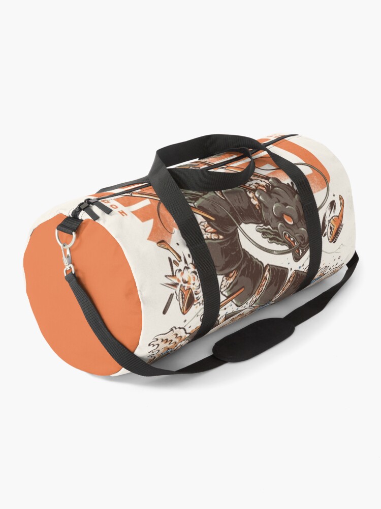 Thumbnail 1 of 3, Duffle Bag, Great Sushi Dragon designed and sold by ilustrata.