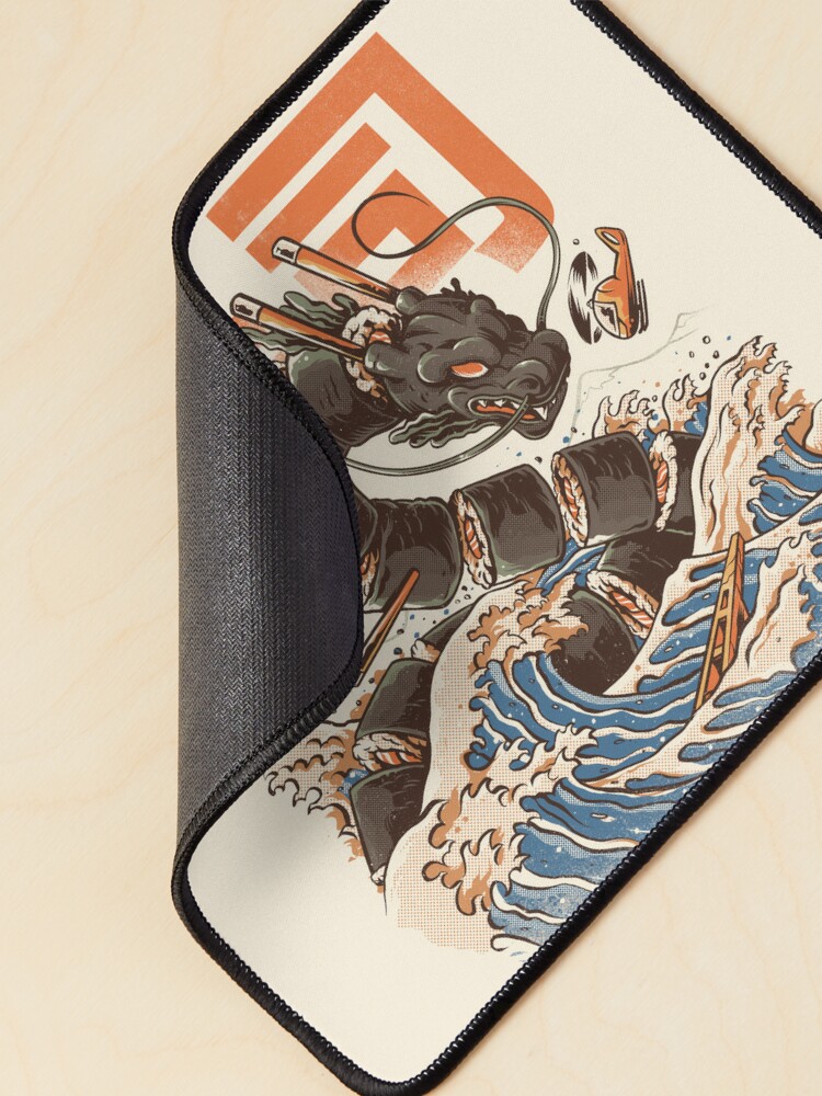 Alternate view of Great Sushi Dragon  Mouse Pad