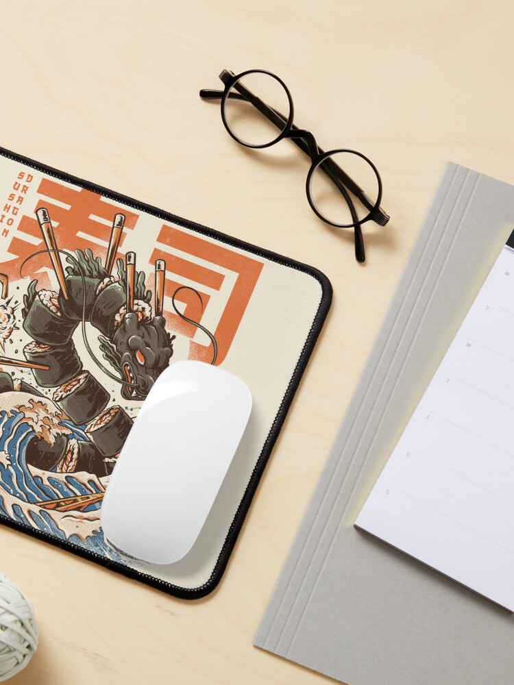 Alternate view of Great Sushi Dragon  Mouse Pad