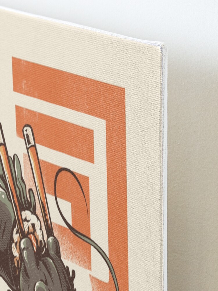 Alternate view of Great Sushi Dragon Mounted Print