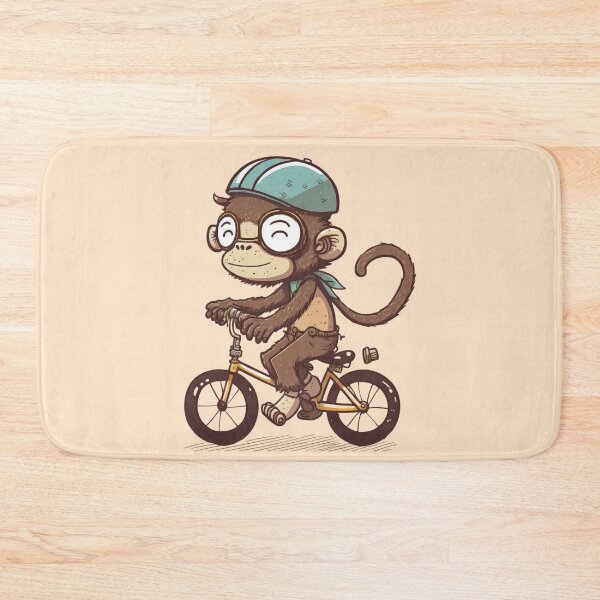 Item preview, My Ancestor Monkey Monkey Riding Bike Retro Design For Monkey And Riding Lovers designed and sold by CandyDroidMerch.