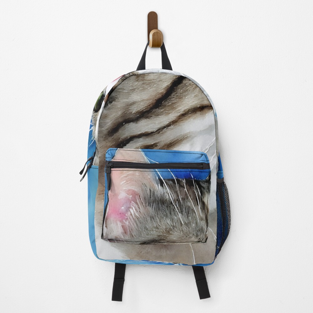 Vista previa del artículo con la obra «Mochila», diseñado y vendido por DrawItOnce.