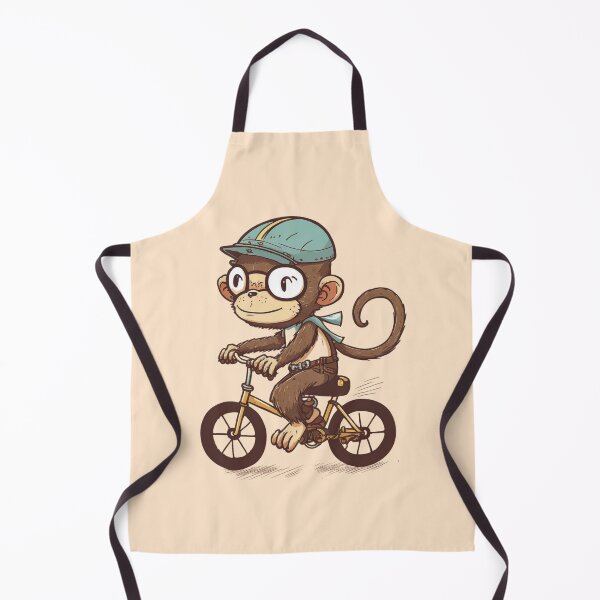 Item preview, My Ancestor Monkey Monkey Riding Bike Retro Design For Monkey And Riding Lovers designed and sold by CandyDroidMerch.