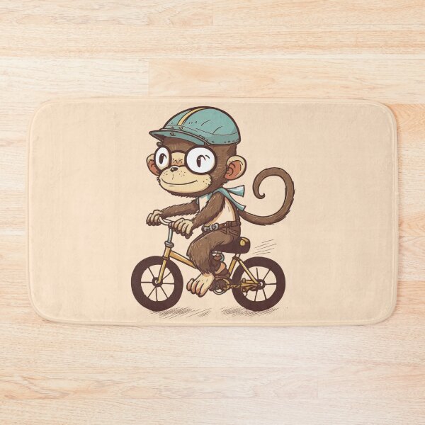 Item preview, My Ancestor Monkey Monkey Riding Bike Retro Design For Monkey And Riding Lovers designed and sold by CandyDroidMerch.