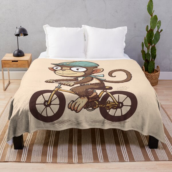 Item preview, My Ancestor Monkey Monkey Riding Bike Retro Design For Monkey And Riding Lovers designed and sold by CandyDroidMerch.