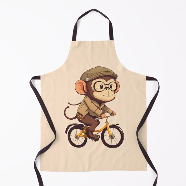 Item preview, My Ancestor Monkey Monkey Riding Bike Retro Design For Monkey And Riding Lovers designed and sold by CandyDroidMerch.