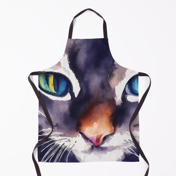Artikelvorschau, Cat highly detailed watercolor painting entworfen und verkauft von DrawItOnce.