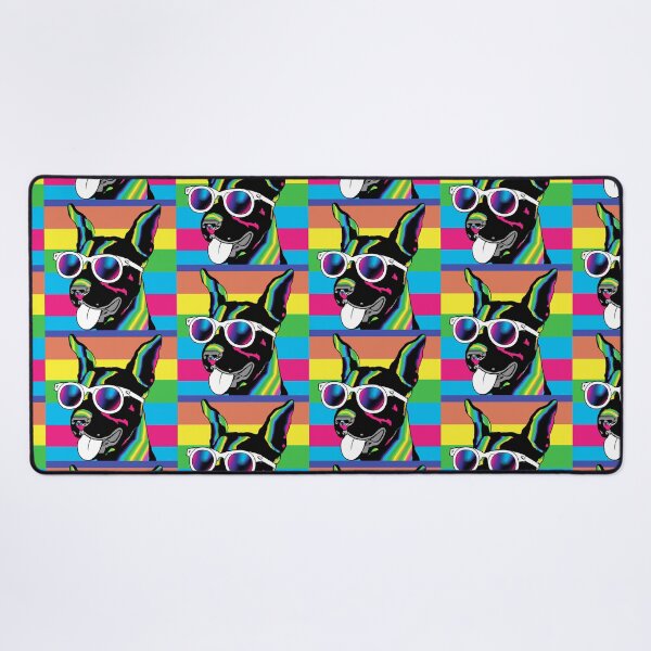 Item preview, psychedelic dog designed and sold by Flashboy.